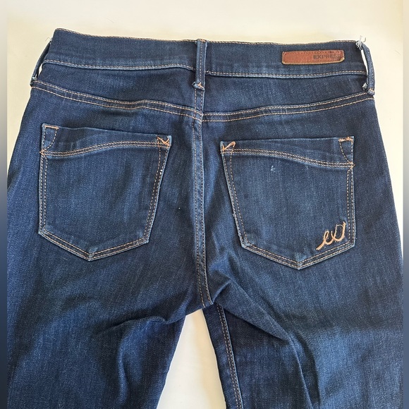 Express Denim Jegging Mid Rise Dark Wash - Picture 5 of 5